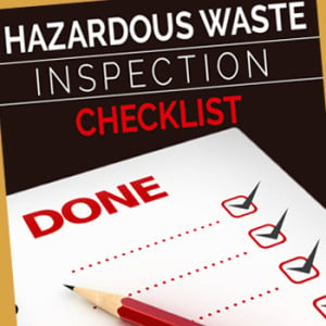 Hazardous Waste Weekly Inspection Checklist